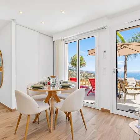 Madone - Somptueux 2 Pieces Refait A Neuf -menton -vue Mer- Parking Menton